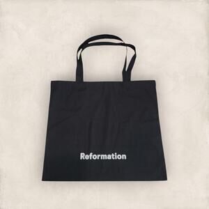 Reformation Black Tote Bag